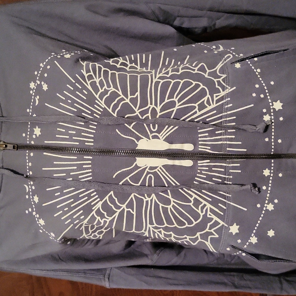 Kyla Seo dark gray Nia hoodie - Picture 2 of 9